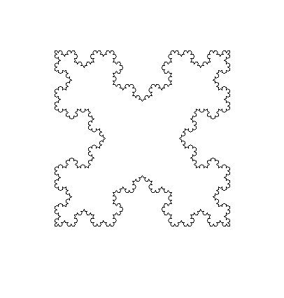 Fractal de Cesàro - N=4
